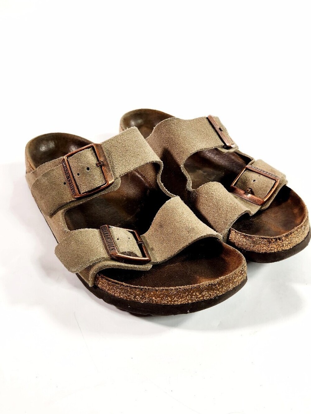 Birkenstock Suede Leather Two-Strap Sandals